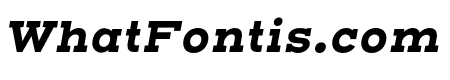 Henderson Slab Basic Bold Italic