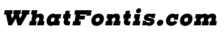 Henderson Slab Basic Black Italic