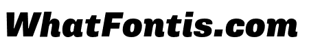 Supria Sans Black Italic