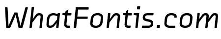 Chambers Sans Pro Medium Italic