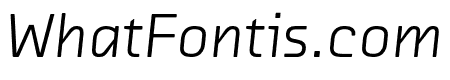 Chambers Sans Pro Italic
