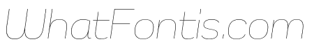 Remora Sans W4 Thin Italic