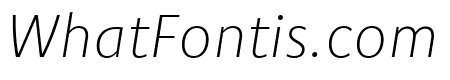 Komet ExtraLight Italic