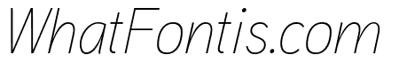 Aaux Next Thin Italic