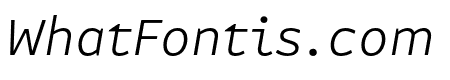 Attribute Text Light Italic
