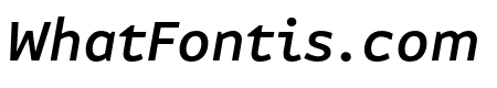Attribute Text Medium Italic