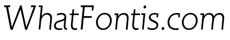 Spartacus Light Italic