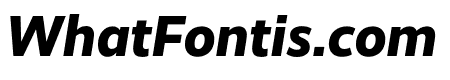 Realist ExtraBold Italic