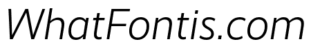 Realist SemiLight Italic