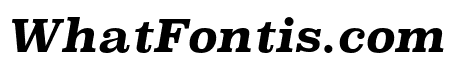 Superclarendon Bold Italic