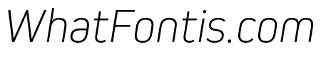 Kiro ExtraLight Italic