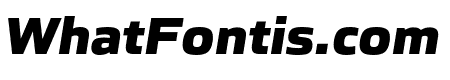 Gomme Sans ExtraBold Italic