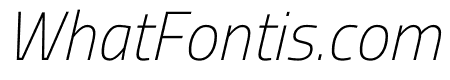Titillium Web ExtraLight Italic