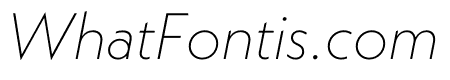 Neue Kabel ExtraLight Italic