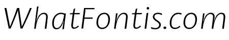 Petala Pro Light Italic