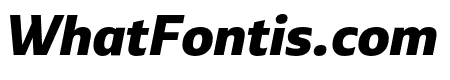 Ebony Extrabold Italic