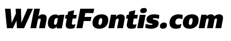 Ebony Heavy Italic