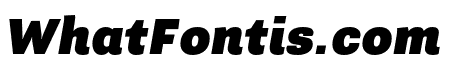 Guanabara Sans Black Italic