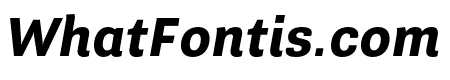 Guanabara Sans Bold Italic