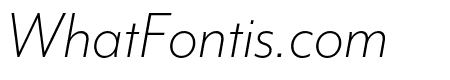Mr Eaves Mod OT Light Italic