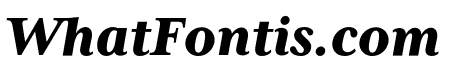 Mrs Eaves XL Serif OT Heavy Italic