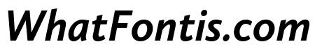 Calluna Sans Bold Italic