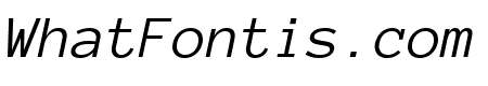 Anonymous Pro Italic
