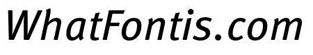 Meta Pro Book Italic