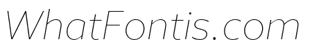 Azo Sans Thin Italic