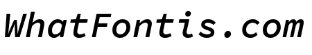 Source Code Pro Semibold Italic