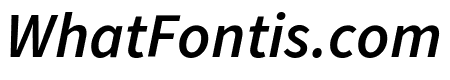 Source Sans Pro Semibold Italic