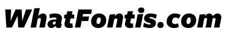 FreightSans Pro Black Italic