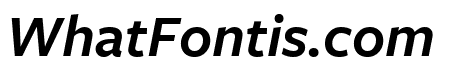 FreightSans Pro Semibold Italic