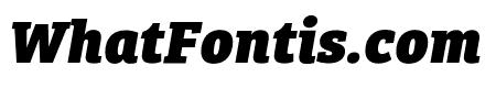 Bree Serif ExtraBold Italic