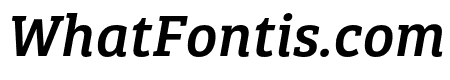Bree Serif Italic