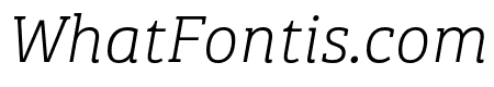 Bree Serif Thin Italic