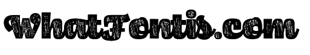 Scarlet Wood Script Black