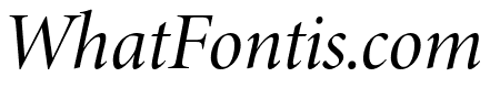 Minion 3 Display Medium Italic