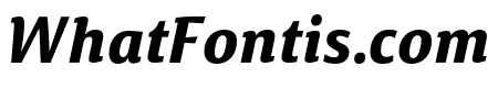Calendula Bold Italic
