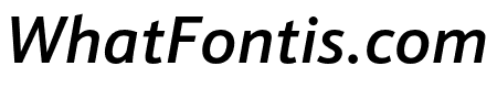 Schnebel Sans ME Expand Medium Italic