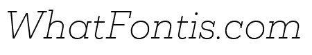 Mokoko Thin Italic