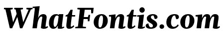 Whitman Display Black Italic