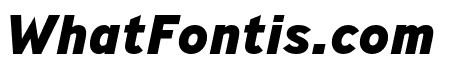 Ministry Extra Bold Italic