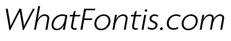 Agenda LightItalic