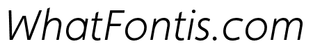 Faricy New Light Italic