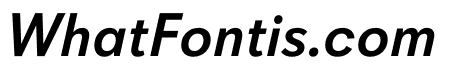 Davis Sans Medium Italic