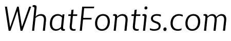 BigCity Grotesque Pro Book Italic