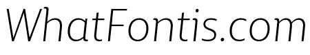 BigCity Grotesque Pro Light Italic