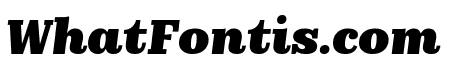KazimirText Black Italic