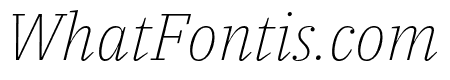 IBM Plex Serif ExtraLight Italic